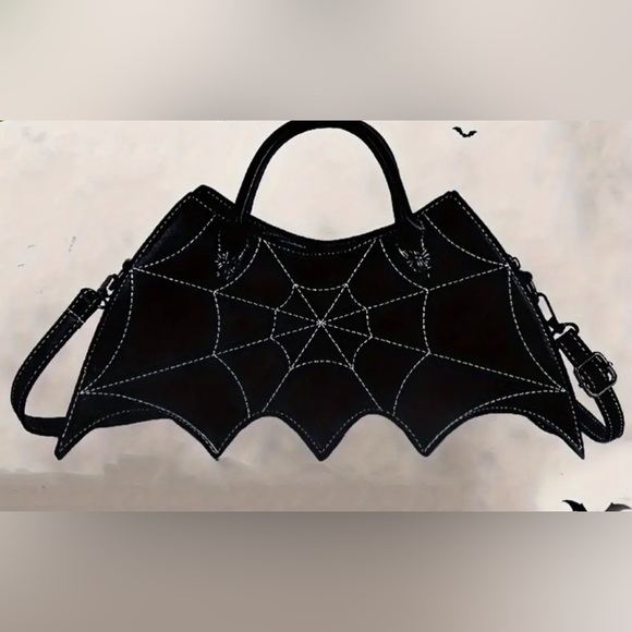Handbags - BATWING SPIDERWEB SHOULDER BAG